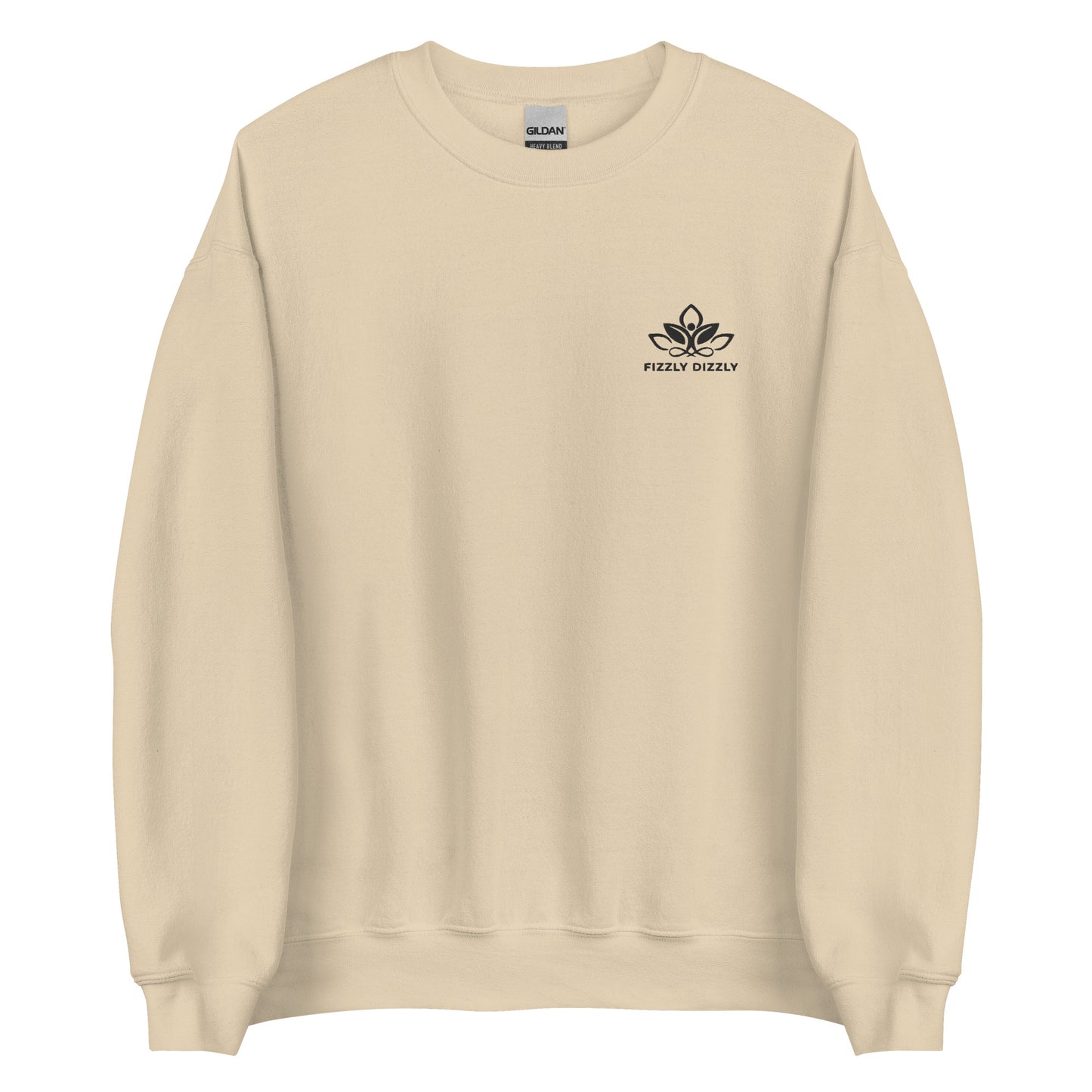 Find Your Zen - Embroidered Unisex Crew Neck Sweatshirt - Fizzly Dizzly